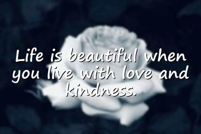 beautiful quotes on life	 - 1