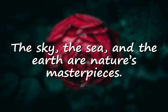 beauty of nature quotes - 16