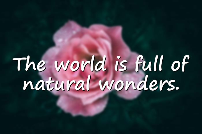 beauty of nature quotes - 6