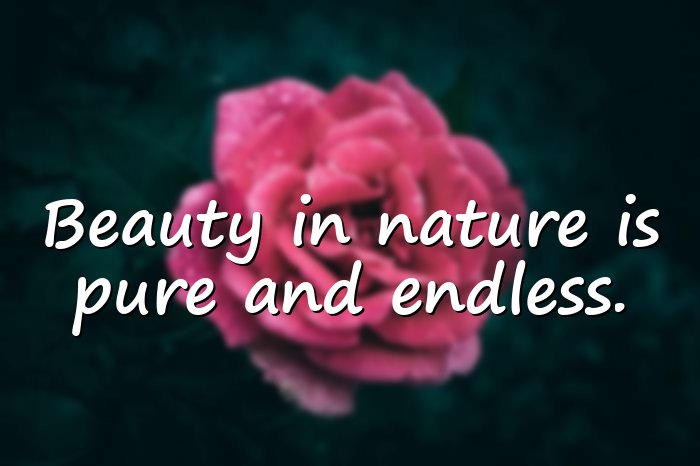 beauty of nature quotes - 1