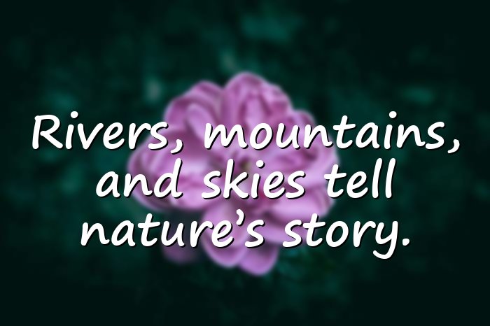 beauty of nature quotes - 21
