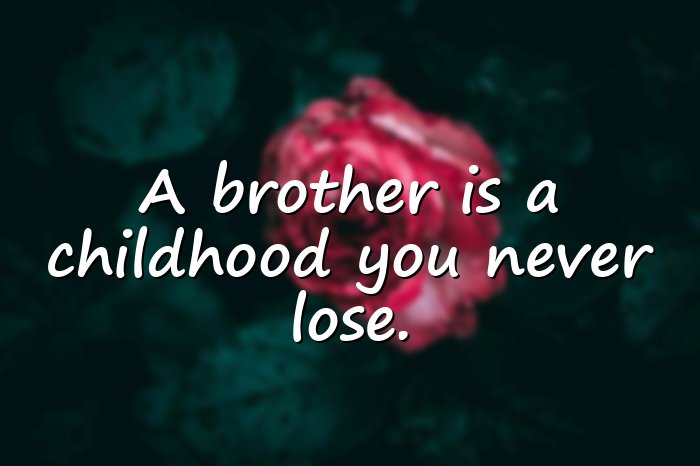 brother quotes - 11