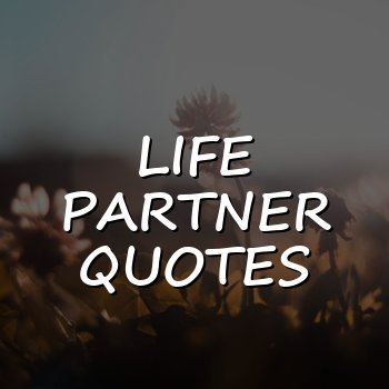 life partner quotes - 2026