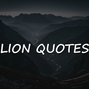 lion quotes - 2026