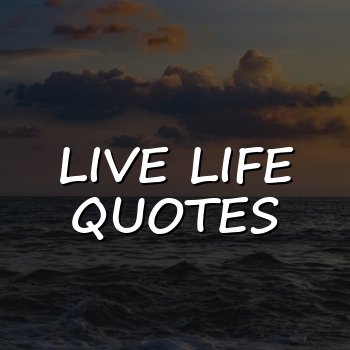 live life quotes - 2026