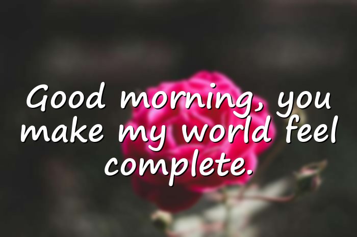 good morning quotes for love - 16