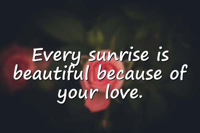 good morning quotes for love - 1