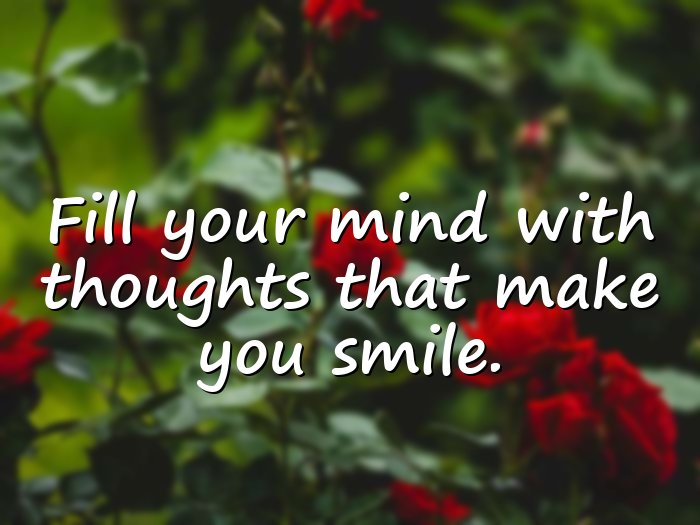 happy thoughts - 21