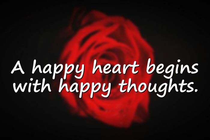 happy thoughts - 21