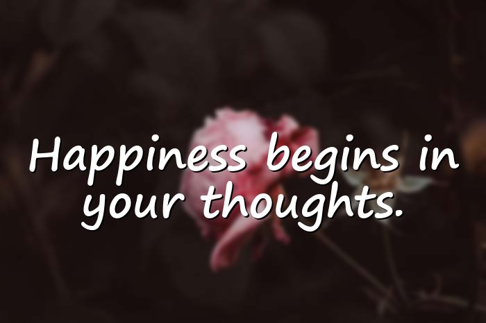 happy thoughts - 1