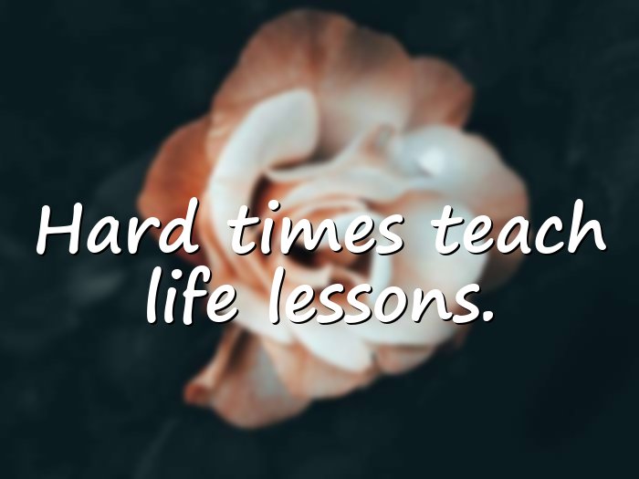 hard times quotes - 16