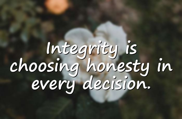 integrity quotes - 1
