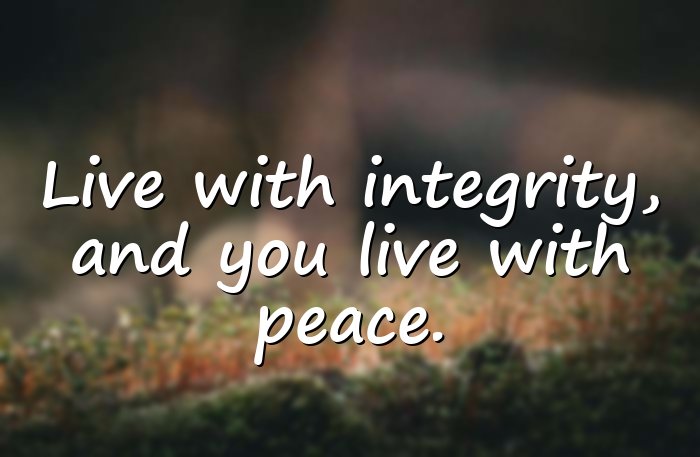integrity quotes - 1