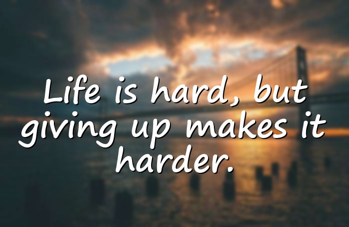 life is hard quotes - 21