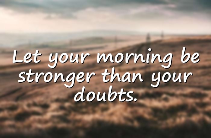 morning motivation - 1