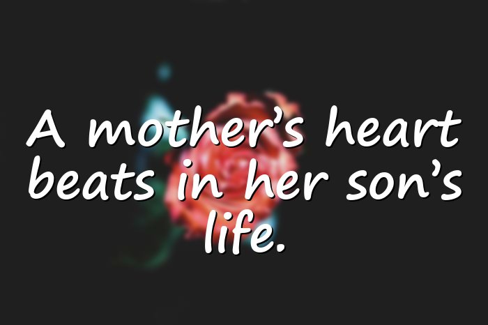 mother and son quotes - 16
