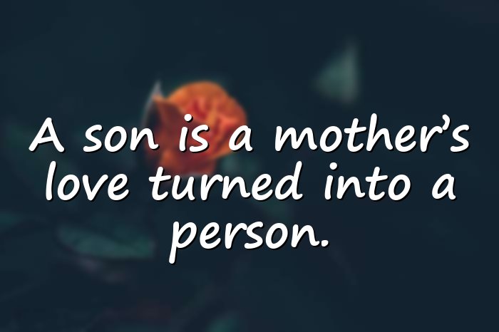 mother and son quotes - 1