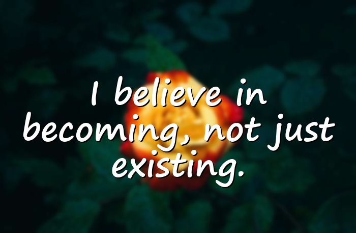 motto in life - 1