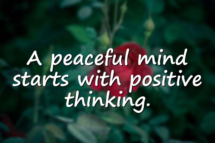 positive thoughts quotes - 1