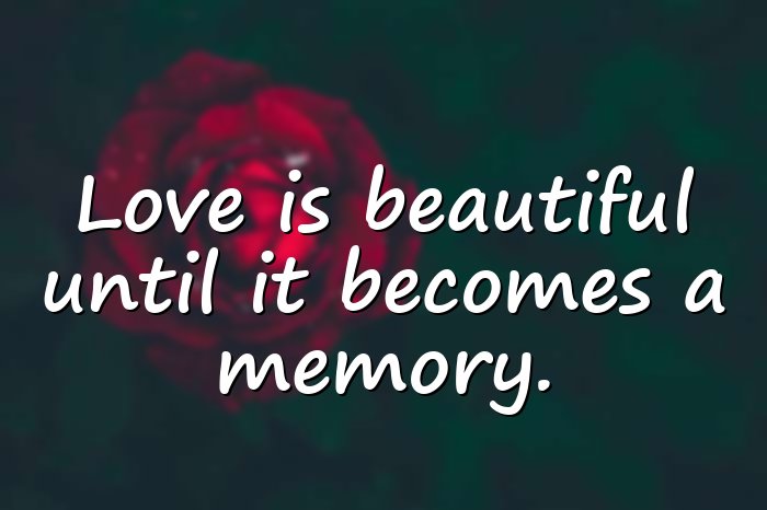 sad quotes about love - 6