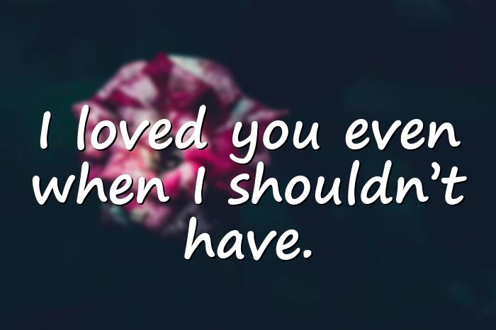 sad quotes about love - 1