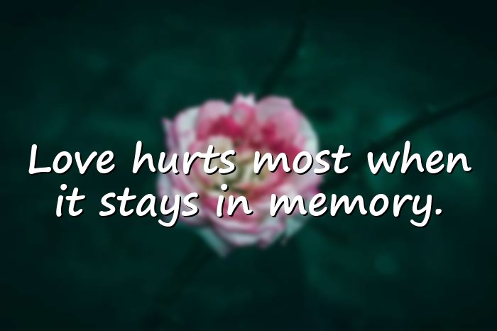 sad quotes about love - 1