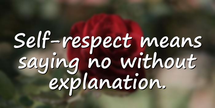 self respect quotes - 16