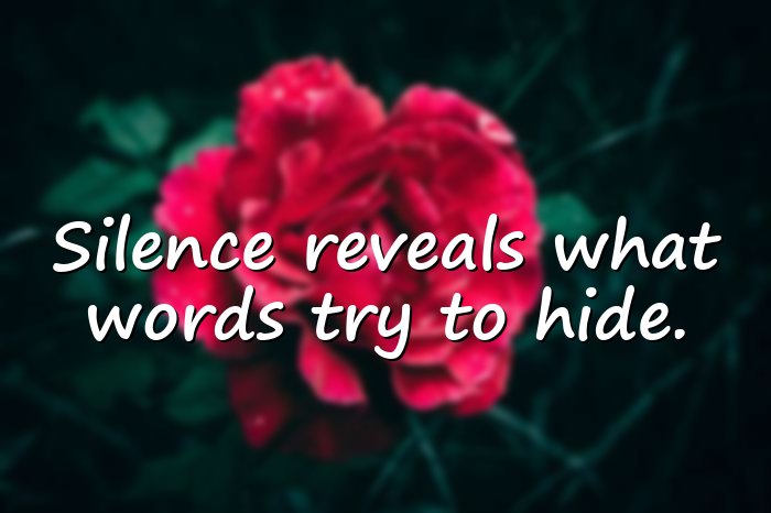 silence quotes - 21