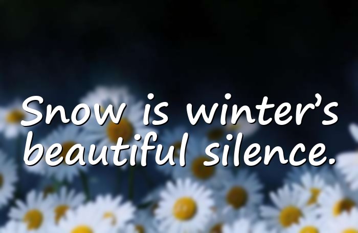 snow quotes - 1