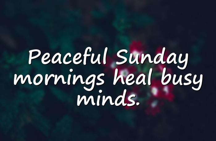 sunday morning quotes - 16