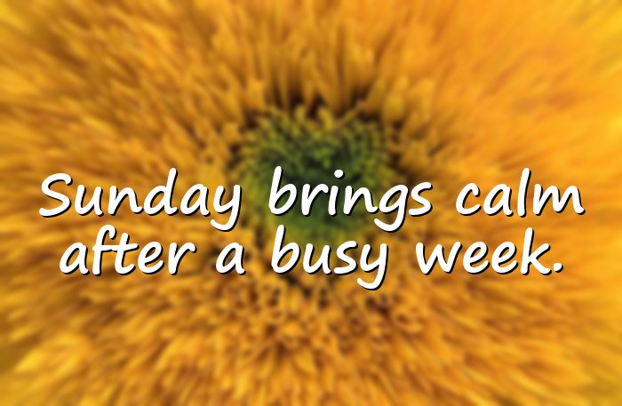 sunday quotes - 21