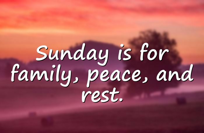 sunday quotes - 1