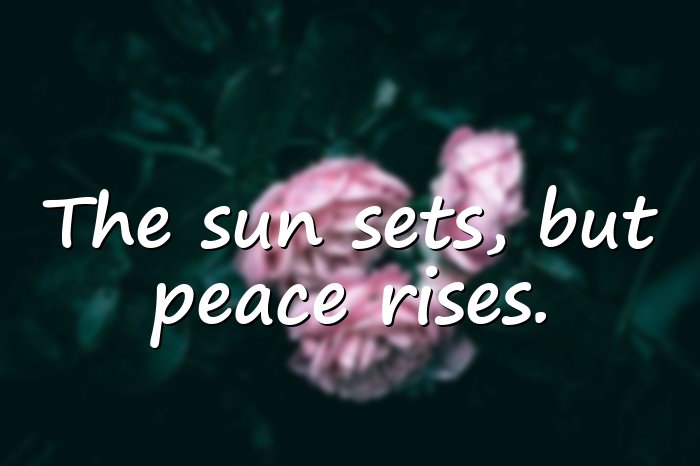 sunset quotes - 21