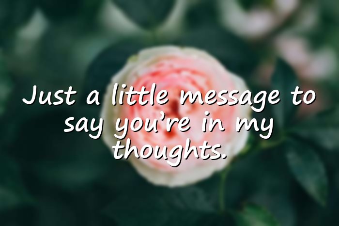 thinking of you messages	 - 1