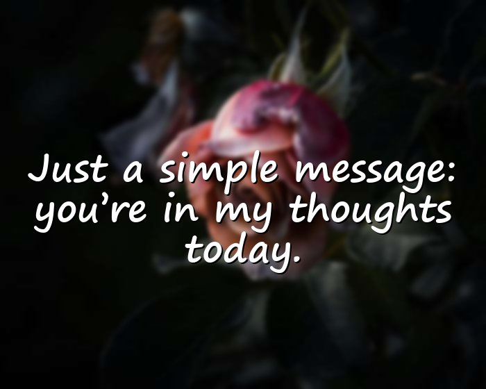thinking of you messages	 - 1