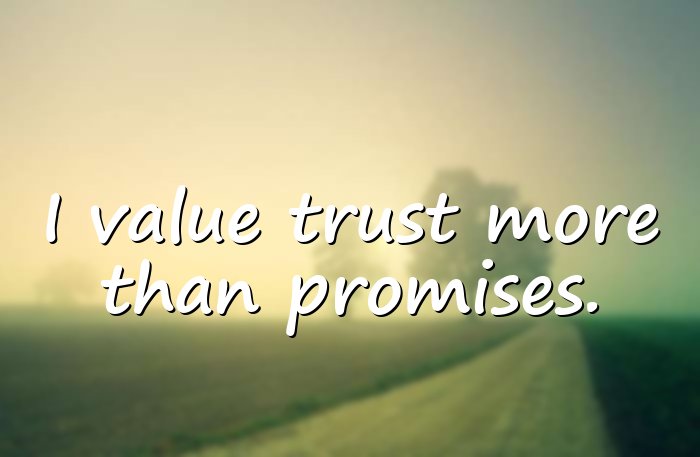 trust message - 1