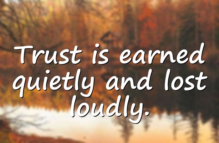 trust message - 21