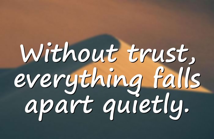 trust message - 1
