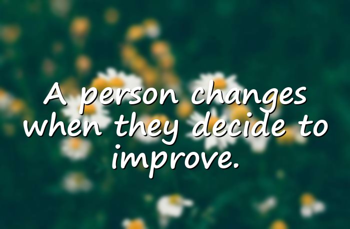 When People Change: Deep Life Quotes - 6